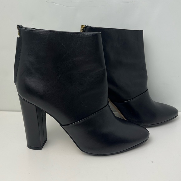 J. Crew Adele Leather Ankle High Heel Boots - Picture 1 of 14